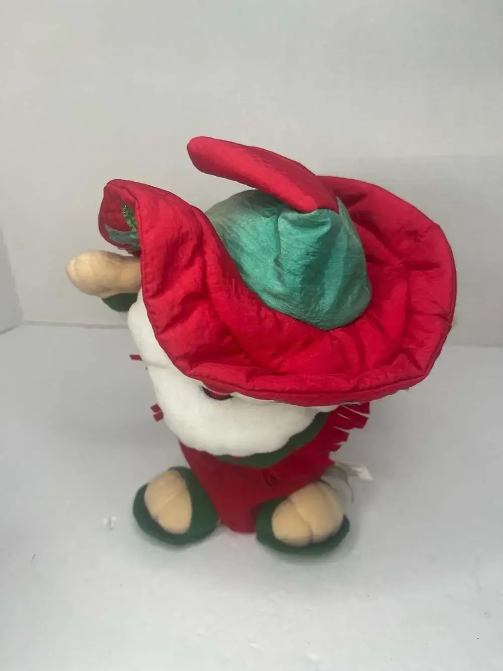 Bestway Toys Vintage Animated Dancing Musical Cowboy Santa Plush Works!